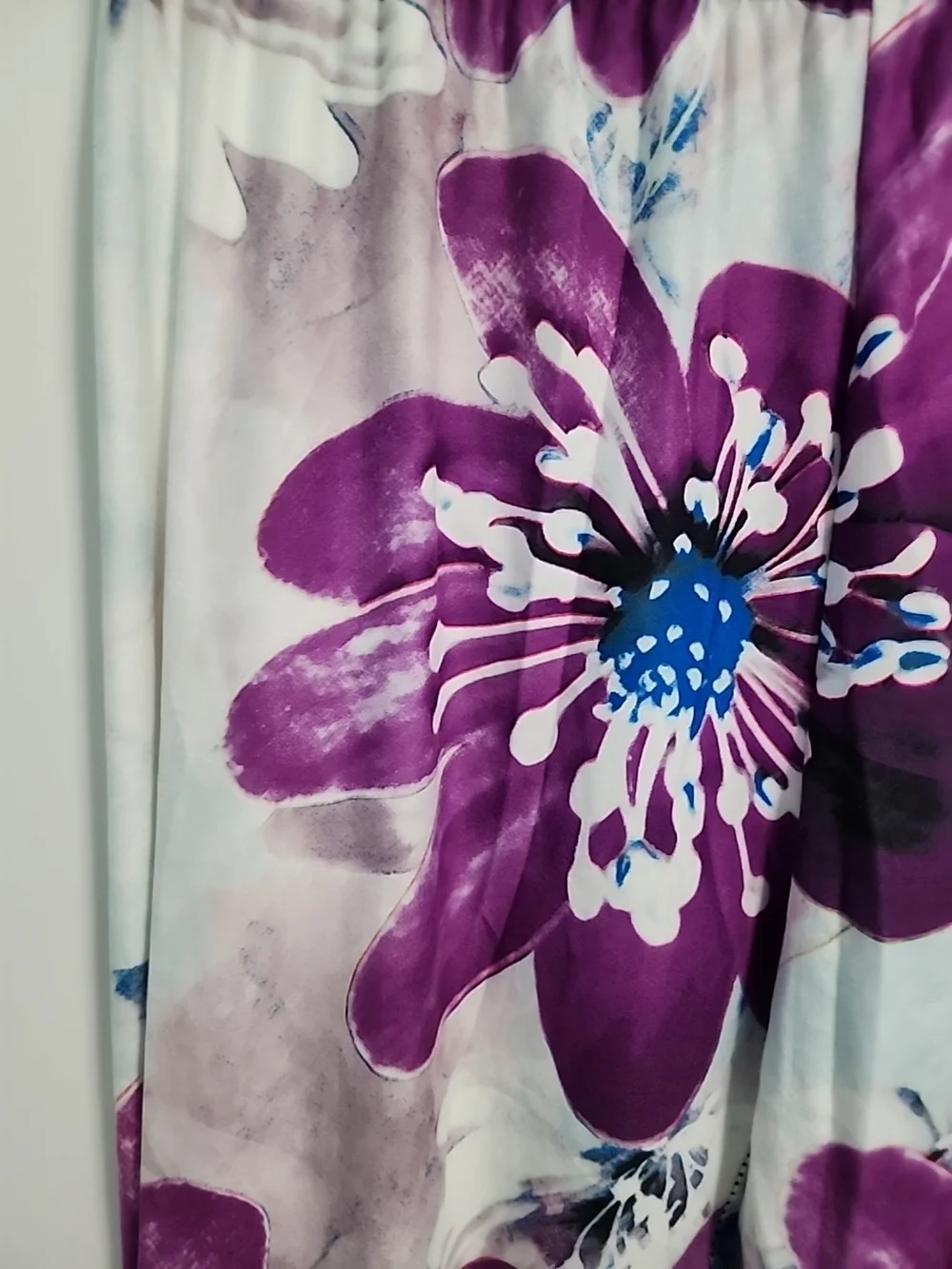 Lily Purple Floral Print Womems Leggings
